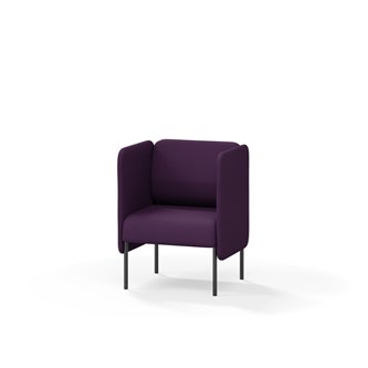 Adapt 60 sohva, matala selkänoja, sivupaneeleilla, ik 45, K 88