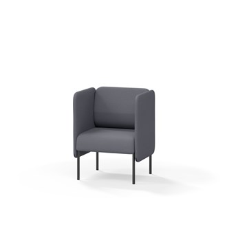 Adapt 60 sohva, matala selkänoja, sivupaneeleilla, ik 45, K 88