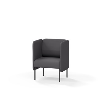 Adapt 60 sohva, matala selkänoja, sivupaneeleilla, ik 45, K 88