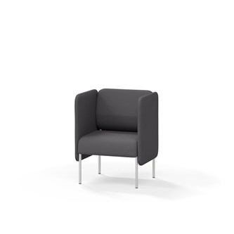 Adapt 60 sohva, matala selkänoja, sivupaneeleilla, ik 45, K 88