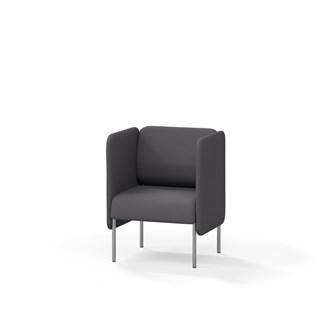Adapt 60 sohva, matala selkänoja, sivupaneeleilla, ik 45, K 88