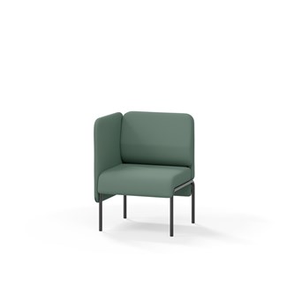 Adapt 60 sohva, matala selkänoja, sivupaneeli oikealla, ik 45, K 88