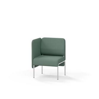 Adapt 60 sohva, matala selkänoja, sivupaneeli oikealla, ik 45, K 88