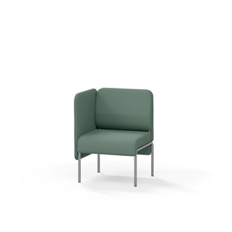 Adapt 60 sohva, matala selkänoja, sivupaneeli oikealla, ik 45, K 88