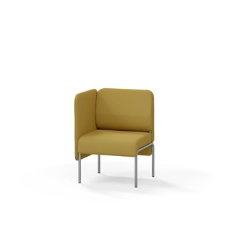 Adapt 60 sohva, matala selkänoja, sivupaneeli oikealla, ik 45, K 88
