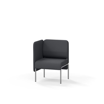 Adapt 60 sohva, matala selkänoja, sivupaneeli oikealla, ik 45, K 88