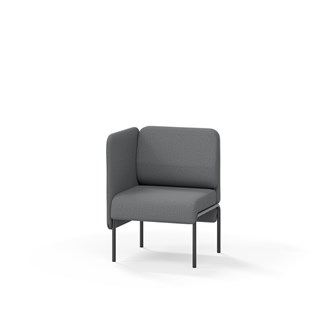 Adapt 60 sohva, matala selkänoja, sivupaneeli oikealla, ik 45, K 88