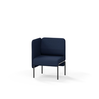 Adapt 60 sohva, matala selkänoja, sivupaneeli oikealla, ik 45, K 88