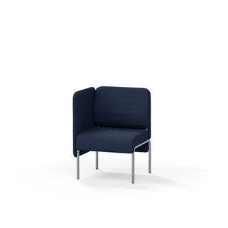 Adapt 60 sohva, matala selkänoja, sivupaneeli oikealla, ik 45, K 88