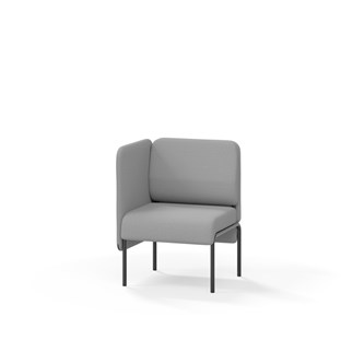 Adapt 60 sohva, matala selkänoja, sivupaneeli oikealla, ik 45, K 88