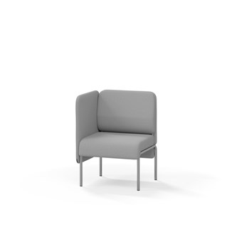 Adapt 60 sohva, matala selkänoja, sivupaneeli oikealla, ik 45, K 88