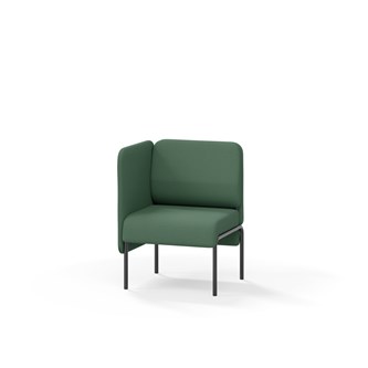 Adapt 60 sohva, matala selkänoja, sivupaneeli oikealla, ik 45, K 88