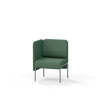 Adapt 60 sohva, matala selkänoja, sivupaneeli oikealla, ik 45, K 88