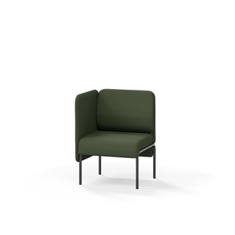 Adapt 60 sohva, matala selkänoja, sivupaneeli oikealla, ik 45, K 88