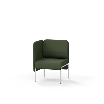 Adapt 60 sohva, matala selkänoja, sivupaneeli oikealla, ik 45, K 88