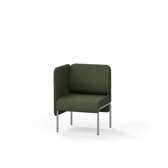 Adapt 60 sohva, matala selkänoja, sivupaneeli oikealla, ik 45, K 88