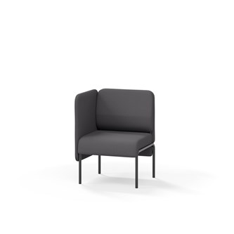 Adapt 60 sohva, matala selkänoja, sivupaneeli oikealla, ik 45, K 88