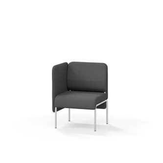 Adapt 60 sohva, matala selkänoja, sivupaneeli oikealla, ik 45, K 88