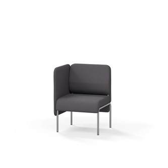 Adapt 60 sohva, matala selkänoja, sivupaneeli oikealla, ik 45, K 88