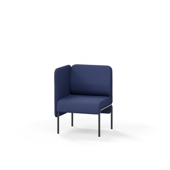 Adapt 60 sohva, matala selkänoja, sivupaneeli oikealla, ik 45, K 88
