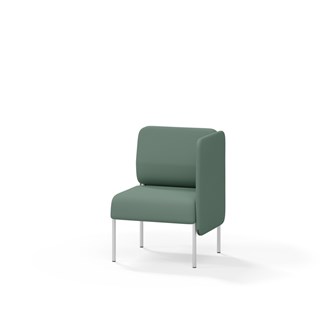 Adapt 60 sohva, matala selkänoja, sivupaneeli vasemmalla, ik 45, K 88
