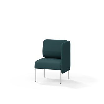 Adapt 60 sohva, matala selkänoja, sivupaneeli vasemmalla, ik 45, K 88
