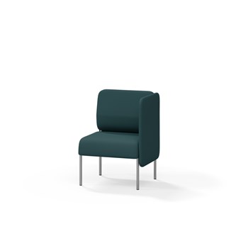 Adapt 60 sohva, matala selkänoja, sivupaneeli vasemmalla, ik 45, K 88