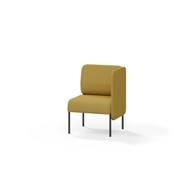 Adapt 60 sohva, matala selkänoja, sivupaneeli vasemmalla, ik 45, K 88