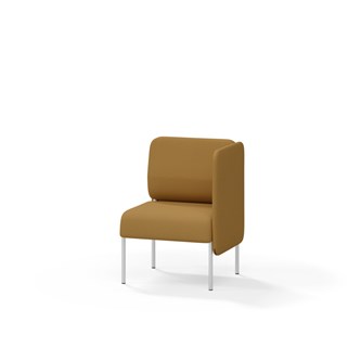 Adapt 60 sohva, matala selkänoja, sivupaneeli vasemmalla, ik 45, K 88