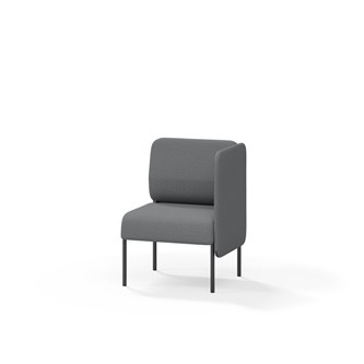 Adapt 60 sohva, matala selkänoja, sivupaneeli vasemmalla, ik 45, K 88