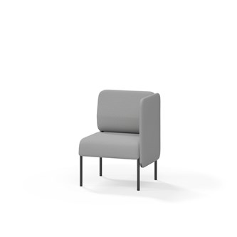 Adapt 60 sohva, matala selkänoja, sivupaneeli vasemmalla, ik 45, K 88