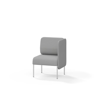 Adapt 60 sohva, matala selkänoja, sivupaneeli vasemmalla, ik 45, K 88