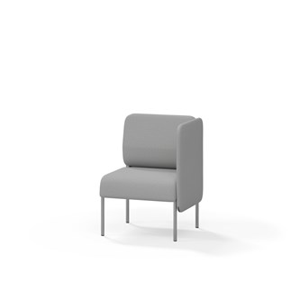 Adapt 60 sohva, matala selkänoja, sivupaneeli vasemmalla, ik 45, K 88