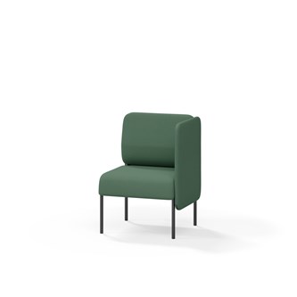 Adapt 60 sohva, matala selkänoja, sivupaneeli vasemmalla, ik 45, K 88
