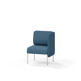 Adapt 60 sohva, matala selkänoja, sivupaneeli vasemmalla, ik 45, K 88