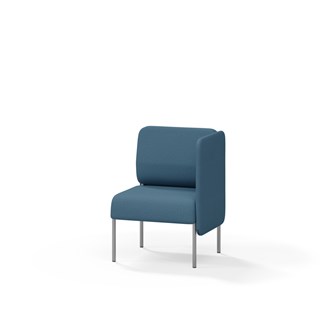 Adapt 60 sohva, matala selkänoja, sivupaneeli vasemmalla, ik 45, K 88