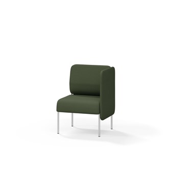 Adapt 60 sohva, matala selkänoja, sivupaneeli vasemmalla, ik 45, K 88
