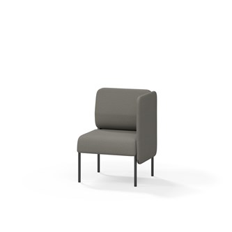 Adapt 60 sohva, matala selkänoja, sivupaneeli vasemmalla, ik 45, K 88