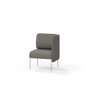 Adapt 60 sohva, matala selkänoja, sivupaneeli vasemmalla, ik 45, K 88