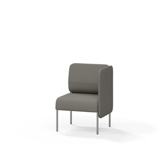 Adapt 60 sohva, matala selkänoja, sivupaneeli vasemmalla, ik 45, K 88