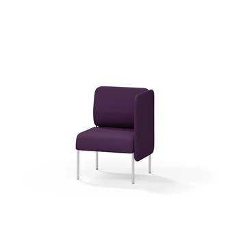Adapt 60 sohva, matala selkänoja, sivupaneeli vasemmalla, ik 45, K 88