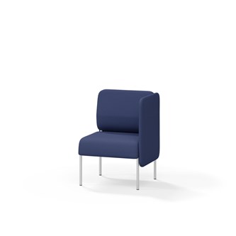 Adapt 60 sohva, matala selkänoja, sivupaneeli vasemmalla, ik 45, K 88