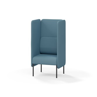 Adapt 60 sohva, korkea selkänoja, sivupaneeleilla, ik 45, K 128