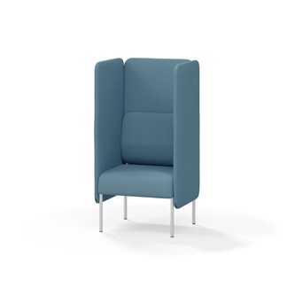 Adapt 60 sohva, korkea selkänoja, sivupaneeleilla, ik 45, K 128