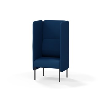 Adapt 60 sohva, korkea selkänoja, sivupaneeleilla, ik 45, K 128
