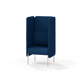 Adapt 60 sohva, korkea selkänoja, sivupaneeleilla, ik 45, K 128