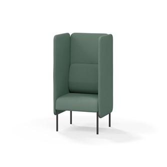 Adapt 60 sohva, korkea selkänoja, sivupaneeleilla, ik 45, K 128