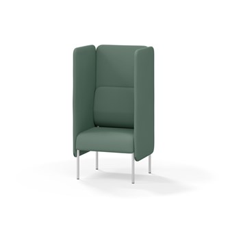 Adapt 60 sohva, korkea selkänoja, sivupaneeleilla, ik 45, K 128