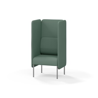 Adapt 60 sohva, korkea selkänoja, sivupaneeleilla, ik 45, K 128