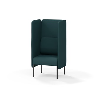 Adapt 60 sohva, korkea selkänoja, sivupaneeleilla, ik 45, K 128